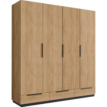 Šatní skříň Skříň Roksana C3b Craft Zlatý