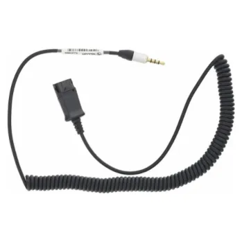 Audio kabel Tellur QD to Jack 3,5mm 4pólový adaptérový kabel 2,95m černý