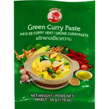 Koření Cock Brand Kari pasta zelená 50g - Green Curry