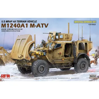 Plastikový model Rye Field Model U.S MRAP All Terrain Vehicle M1240A1 M-ATV 1:35