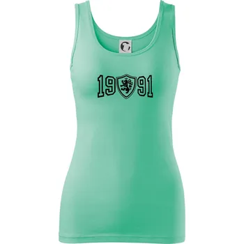 Dámské tričko Narozeninový motiv - znak - 1991 - Dámské tílko - 2XL ( Mátová )