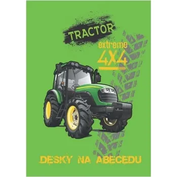 desky na sešit Zásobník na abecedu, Traktor