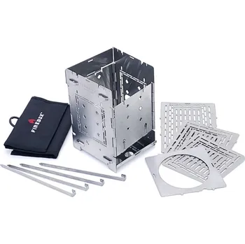 Turistický vařič Firebox Outdoors Turistický vařič DŘÍVKÁČ Firebox G2 Folding Stove DELUXE COMBO