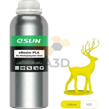 Filament Bio-Based - eResin PLA resin - Bio pryskyřice eSUN 1 kg, Barva Žlutá