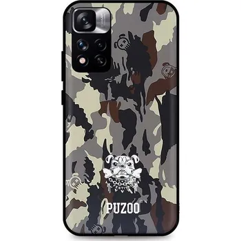 Pouzdro na mobilní telefon Kryt Xiaomi Redmi Note 11 Pro+ 5G 3D silikon Maskáčové s buldokem (obal neboli pouzdro na Xiaomi Redmi Note 11 Pro+ 5G)