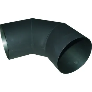 Kouřovod Kovo Kraus Koleno kouřové s čistícím otvorem 150/90°/1,5 mm