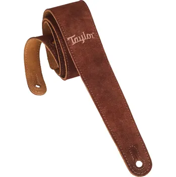 Taylor Chocolate Suede Logo Guitar Strap + prodloužená záruka 3 roky