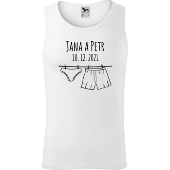 Pánské tílko Pánské tílko Spodní prádlo se jmény