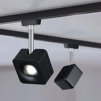 Bodové svítidlo Paulmann 96941 Cube, spot pro Urail system, 1x8W LED 4000K stmívatelné, matná černá