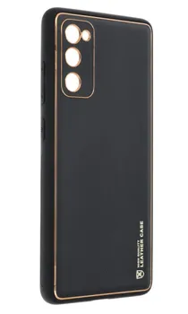Pouzdro na mobilní telefon Forcell Leather Case pro Samsung Galaxy S20 FE černé