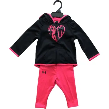 Dětský overall Under Armour kojenecká souprava pro holčičky UA 27F8201401 černá