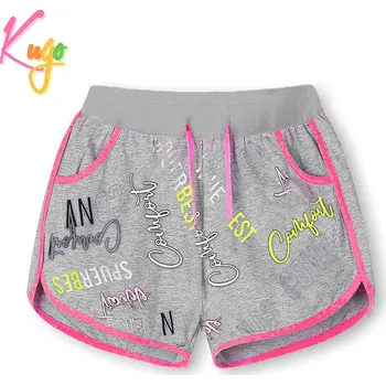 Dívčí kraťasy Dívčí kraťasy - KUGO FS6725, šedá Barva: Šedá, Velikost: 164