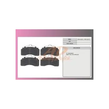 Brzdová destička desky brzdové MAN TGX,TGS-MAXX22-