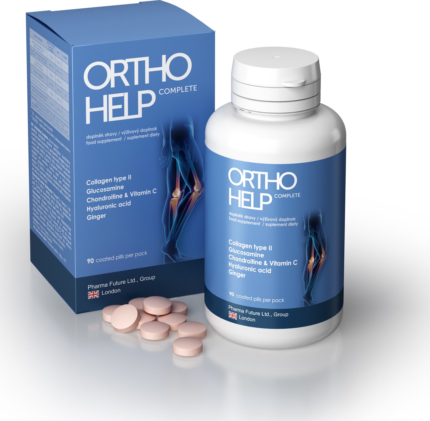 MedicProgress Ortho Help COMPLETE kloubní výživa 90 tablet