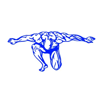 Polep vozidla Kulturista 016 levá (19 - modrá dynamic) SAMOLEPKA NA AUTO, NÁLEPKA, FÓLIE, POLEP, TUNING, VLASTNÍ TEXT, TISK, AUTOSAMOLEPKY.cz, POLEPY, OBRÁZEK, LOGO, 3D STICKERS