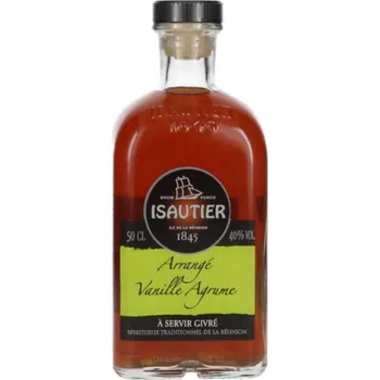 Rum Isautier Vanille Agruma 40 % 0,5 l