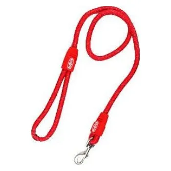Vodítko pro psa Vodítko BUSTER Reflective lanové 120cm/8mm červené