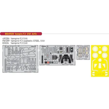 Plastikový model Eduard 1/48 Vampire F.3 (AIR)