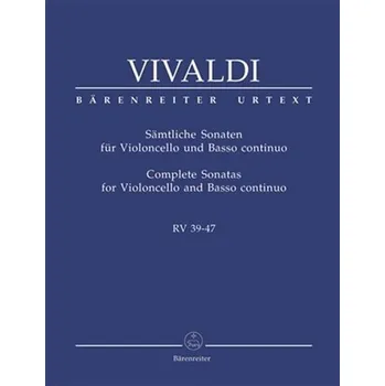 Hudebniny Sonáty pro violoncello a basso continuo RV 39-47