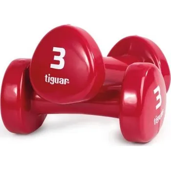 Tiguar Tiguar jednoruční vinylové činky 3 kg
