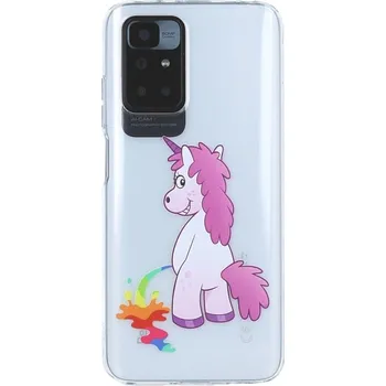Pouzdro na mobilní telefon Kryt Xiaomi Redmi 10 silikon Rude Unicorn (obal neboli pouzdro na Xiaomi Redmi 10)