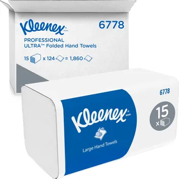 Papírový ručník Papírové ručníky skládané KLEENEX® - bílé, 1860 út/kar