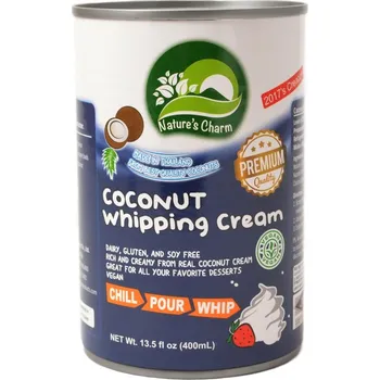 Rostlinné mléko Nature's Charm Kokosová alternativa šlehačky 400 ml