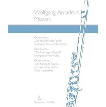 Předehra z opery Figaro pro 4 flétny