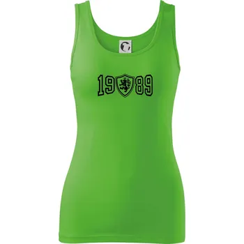 Dámské tričko Narozeninový motiv - znak - 1989 - Dámské tílko - XL ( Apple Green )