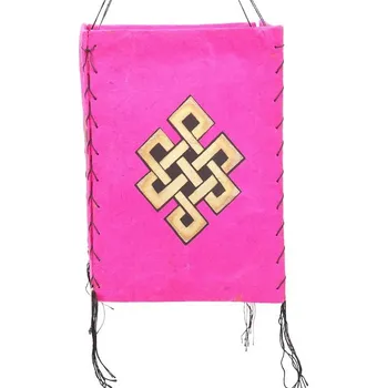 Party dekorace Lampion nekonečný uzel - různé barvy Barva: Růžová