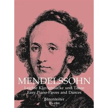 Hudebniny Snadné klavírní skladby a tance (Mendelssohn)