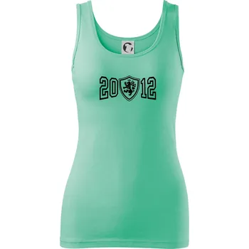 Dámské tričko Narozeninový motiv - znak - 2012 - Dámské tílko - M ( Mátová )