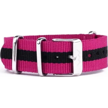 Nylonový pásek na hodinky Silver Purple