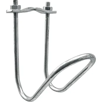 Stájová šíjová svorka dvoudílná se 2 šrouby průměr A 42 mm B 42 mm