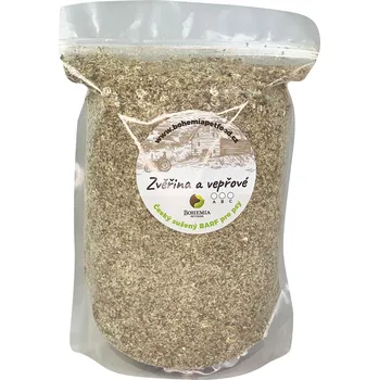 Krmivo pro psa Bohemia Pet Food BOHEMIA Zvěřina a Vepřové B - sušený BARF Hmotnost: 800 g