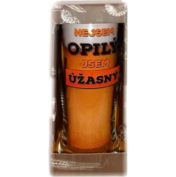 Sklenice Albi Můj Bar Půllitr Nejsem opilý, jsem úžasný 500 ml