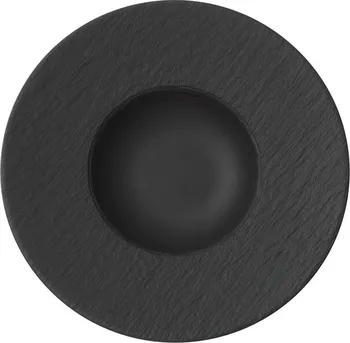 Talíř Villeroy & Boch Manufacture Rock 29 cm černý