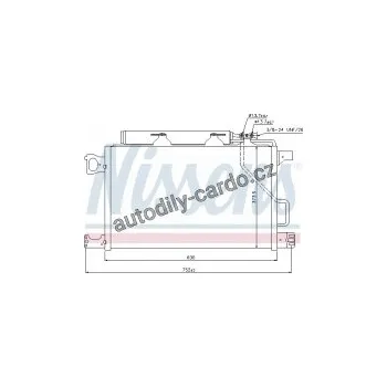 Chladič motoru Chladič klimatizace NISSENS 940100