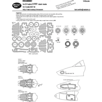 Plastikový model New Ware 1/48 Mask Su-25 Frogfoot EXPERT (ZVE 4807)