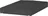 Diton Stříška průběžná sloupková 50 x 50 x 5,5 cm, černá