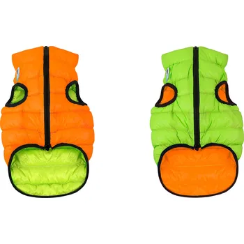 Obleček pro psa AIRY VEST Teplá vesta pro psa AiryVest oranžovo zelená Velikost: M47