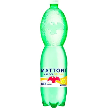 Voda Mattoni Esence citronu jemně perlivá