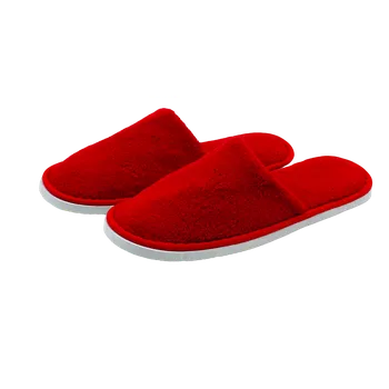 Dámské pantofle Hřejivé dámské pantofle červené 25 cm, 9 cm
