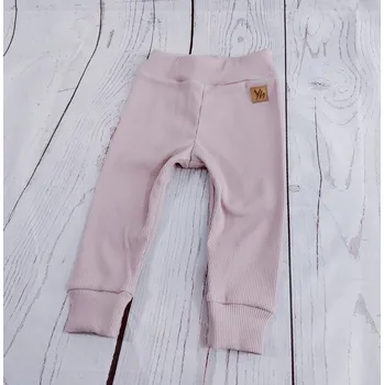 Yháček Žebrované tepláčky Yháček, starorůžové Velikost: 80