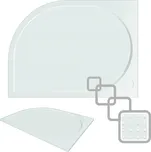 Hopa Asymetrická čtvrtkruhová sprchová vanička LAKA Rozměr A - 120, Rozměr B - 90, Způsob provedení - Pravá VANKCCTVRT1290P