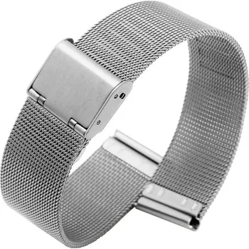 Řemínek na hodinky Deveroux WD003 Easy Click 20 mm stříbrný