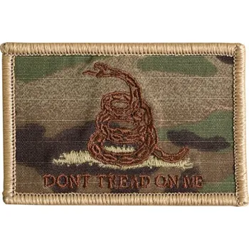 Příslušenství pro sportovní střelbu Nášivka DON´T TREAD ON ME velcro OCP