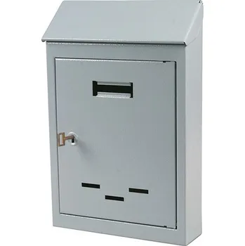 Železářství IBFM M644 - domovní ocelová schránka, světle šedá a hnědá Barva: Hnědá