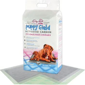 toaleta pro psa Tommi Puppy Field Carbon 60 x 60 cm 24 ks