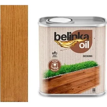 Olej na dřevo Belinka OIL DECKING (pro zahradní nábytek a terasy) 203 Teak Velikosti balení Tmely: 2,5 L + dárek k objednávce nad 1000Kč